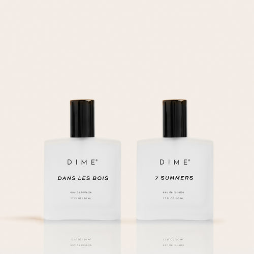 DIME Beauty Signature Fragrance Duo   Includes 7 Summers and Dans Les Bois