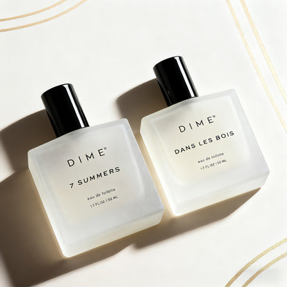 DIME Beauty Signature Fragrance Duo   Includes 7 Summers and Dans Les Bois